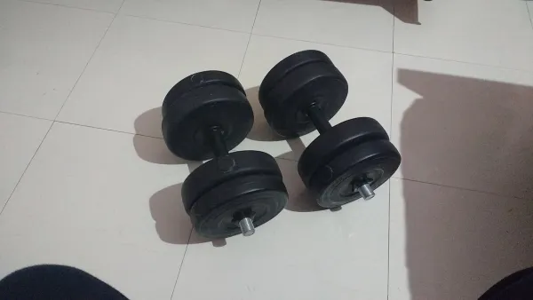 Adjustable dumbbells 2x20 kg